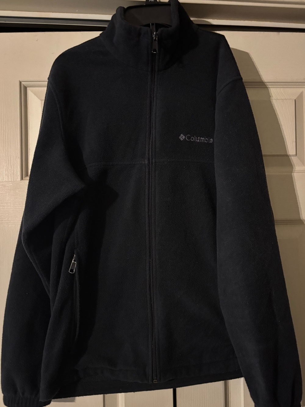 Colombia Full Zip Black Fleece Mens Medium